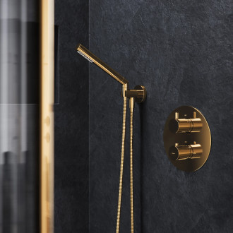 Omnires kolínko pro ruční sprchu, zlatý lesk T87GL