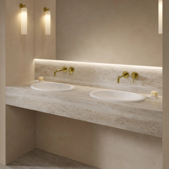 SHELL M+ umywalka podblatowa, 48 x 31 cm, biały mat