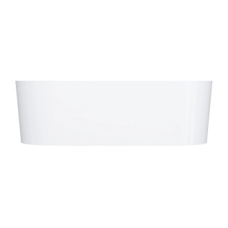 Omnires OVO M+ OVOWWBP Vana volně stojící 160x75cm, litý mramor, bílá lesk