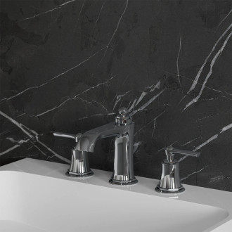 Omnires ARMANCE AM5214CR umyvadlová 3-otvorová baterie, chrom