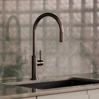 Omnires SWITCH Dřezová baterie s připojením na vodní filtr, grafit  SW9057GR