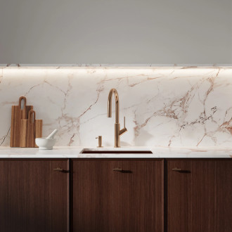 Omnires BEND Dřezová baterie, kartáčovaná měď  BE6455CPB