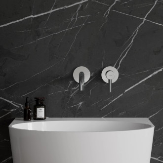 Omnires Y podomítková umyvadlová baterie, nástěnný díl, chrom lesk Y1215HROCR