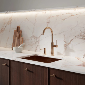 Omnires TULA TL6050CPB Dřezová baterie, kartáčovaná měď