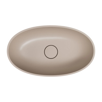 Omnires SHELL umyvadlo M+, 60 x 35 cm, matný pískový béžový odstín SHELLUNDB
