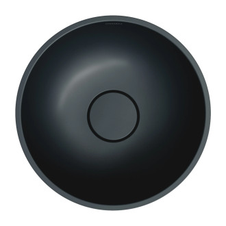 Omnires SHELL umyvadlo M+, 35 cm, matná černá láva SHELL350UNBLV