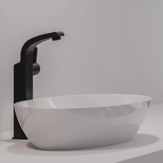 Omnires DARLING vysoká umyvadlová baterie, 33 cm, černý polomat DA5013BL