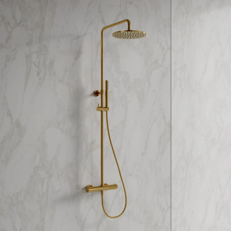 Omnires Y Y1244SUGL Y Sprchový set s termostatickou baterií, zlatá
