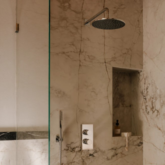 Omnires CONTOUR SYSCT11CR Podomítkový sprchový set s termostatickou baterií, chrom