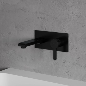 Omnires DARLING podomítková umyvadlová baterie, černý polomat DA5015BL