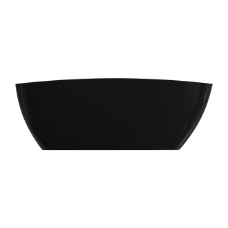 Omnires BARCELONA M+ volně stojící vana, 170 x 77 cm, bílý/černý lesk BARCELONAXLBCP