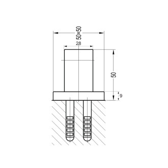 Omnires  8876ABL Držák sprchy, černá