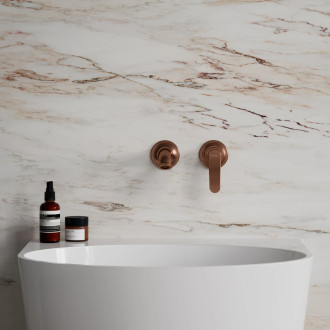 Omnires ART DECO podomítková umyvadlová baterie, kartáčovaná antická měď AD5115ORB