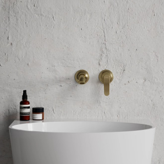 Omnires ART DECO podomítková umyvadlová baterie, kartáčovaný antický bronz AD5115BR