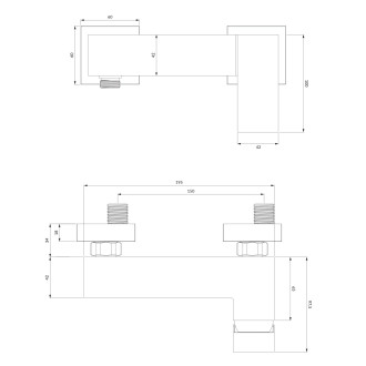 Omnires FRESH FR7140CR Sprchová baterie, chrom