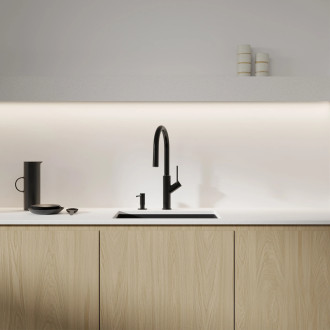 Omnires Modern Project dávkovač na desku, černá mat MP60723BL