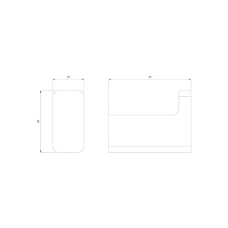 Omnires NELSON NL80110CR Háček, chrom