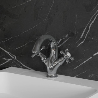 Omnires RETRO umyvadlová baterie, chrom lesk RE7210CR