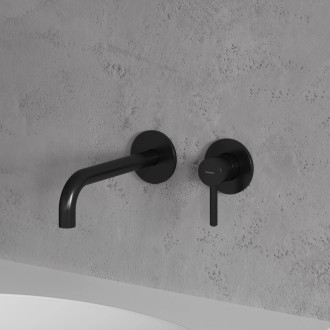 Omnires Y podomítková umyvadlová baterie s hubicí, díl, černý polomat Y1215HLROBL