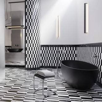 Omnires SHELL M+ SHELLWWBLV Vana volně stojící 160x75, litý mramor černá