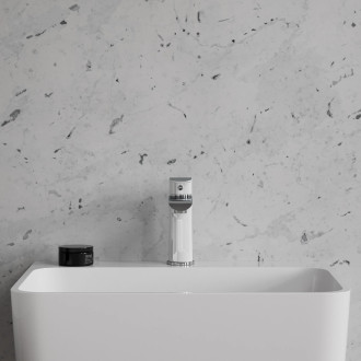 Omnires SACRAMENTO umyvadlová baterie, chrom/bílý lesk SC2310CRB