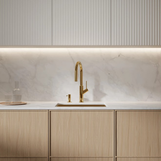 Omnires BEND BE6455GL Dřezová baterie, zlatá