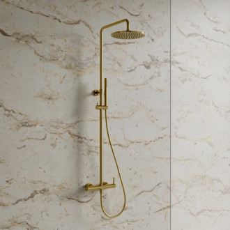 Omnires Y Y1244MGLB sprchový set, kartáčovaná zlatá