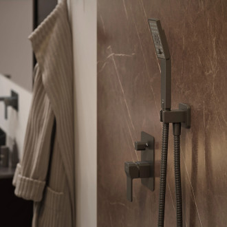 Omnires  8815GR Vyústění sprchy včetně držáku, grafit