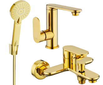 Vanová souprava Mexen Milo R40, zlatá - 713053R40-50
