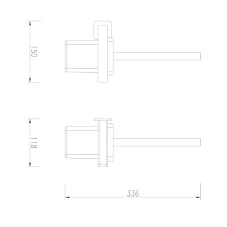 Omnires NELSON NL80620GR Záchodová štětka, grafit