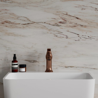 Omnires ART DECO umyvadlová baterie, kartáčovaná antická měď AD5110ORB