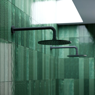 Omnires  WGSET1BL Sprchová hlavice s ramínkem 25cm, černá