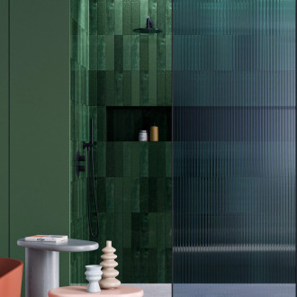 Omnires  WGSET1BL Sprchová hlavice s ramínkem 25cm, černá