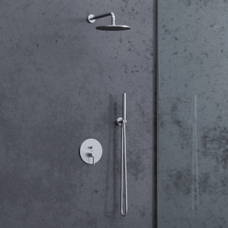 Omnires  8873NI Vyústění sprchy včetně držáku, nikl