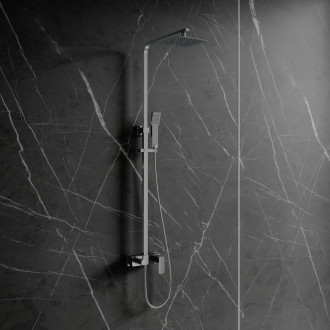 Omnires APURE nástěnný sprchový systém, chrom lesk AP2244CR