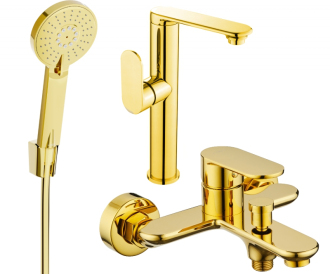Vanová souprava Mexen Milo R40, zlatá - 713153R40-50
