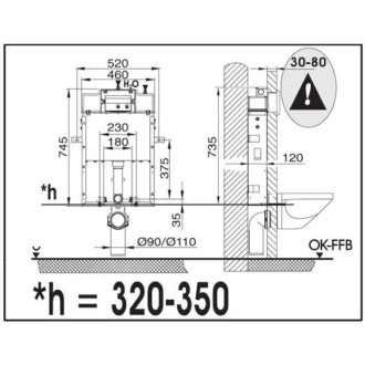 Nádržka k WC Jika H8956110000001