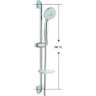 Sprchový set Optima Basic, 3 funkce, kulatý OPE070