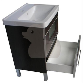 Koupelnová skříňka s umyvadlem Naturel Wenge 65x48,5 cm wenge WENGE65DV