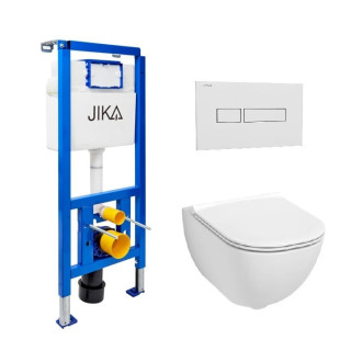Závěsný wc set do lehkých stěn / předstěnová Jika Mio-N KMPLBID