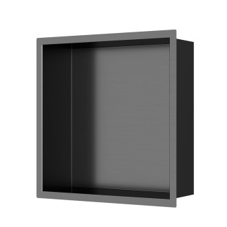 Vestavná polička SAT Aurum gun metal 33x33 cm SATAURN3030BGM