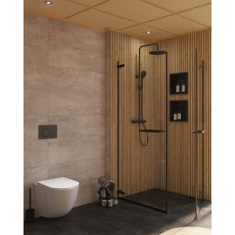 Vestavná polička SAT Aurum černá matná 33x33 cm SATAURN3030MB