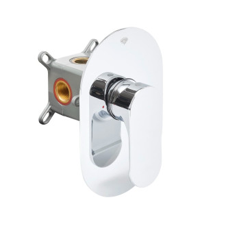 Sprchová baterie SAT Fusion včetně podomítkového tělesa chrom SATBSFU210CP