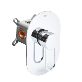 Sprchová baterie SAT Fusion včetně podomítkového tělesa chrom SATBSFU210KPU