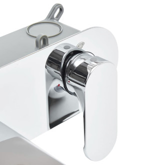 Umyvadlová baterie SAT Fusion včetně podomítkového tělesa chrom SATBSFU101CP