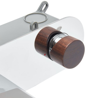 Umyvadlová baterie SAT Fusion včetně podomítkového tělesa tmavé dřevo SATBSFU101DT