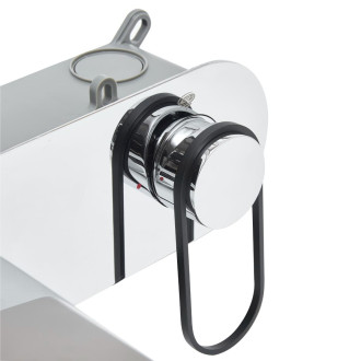 Umyvadlová baterie SAT Fusion včetně podomítkového tělesa černá SATBSFU101KPC