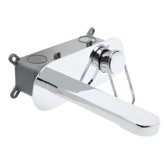 Umyvadlová baterie SAT Fusion včetně podomítkového tělesa chrom SATBSFU101KPN