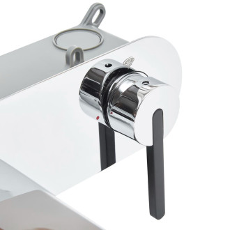 Umyvadlová baterie SAT Fusion včetně podomítkového tělesa chrom SATBSFU101TC