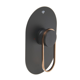 Sprchová baterie SAT Fusion včetně podomítkového tělesa černá/bronz SATBSFU210CPCBR